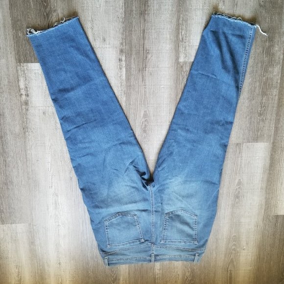 Gloria Vanderbilt Jeans Women Size 8 Super High Rise Drifter Denim Pants Frayed - Picture 11 of 12